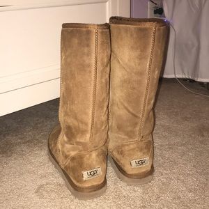 TALK BROWN UGGS WITH LIMITED EDITION LINING
